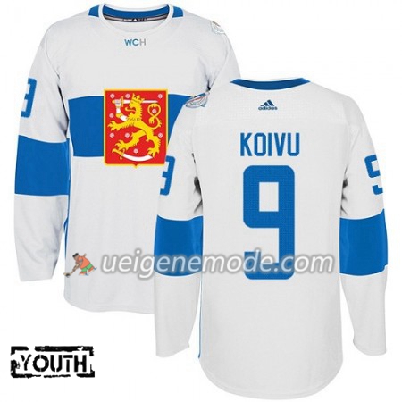 Finnland Trikot Mikko Koivu 9 2016 World Cup Kinder Weiß Premier